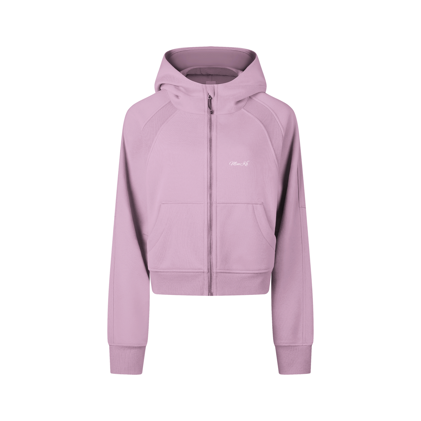 MIMKH Cropped Zip-Through Hoodie