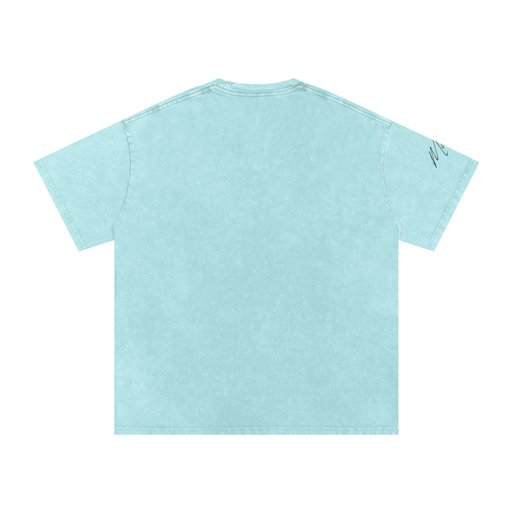 Mk Snow Washed Oversized Cotton T-Shirt