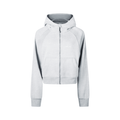 Mimkh Cropped Zip-Through Hoodie