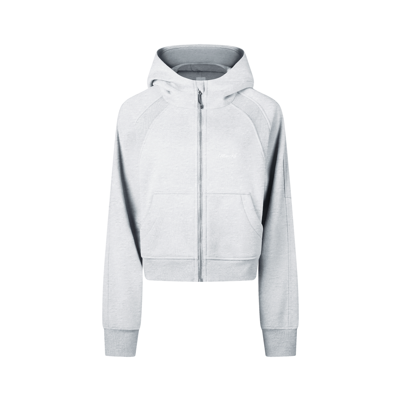 MIMKH Cropped Zip-Through Hoodie