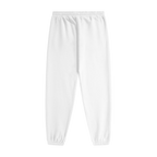 White Unisex Heavyweight Fleece Joggers